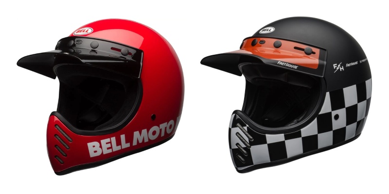 Bell Moto 3 retro motorcycle helmets