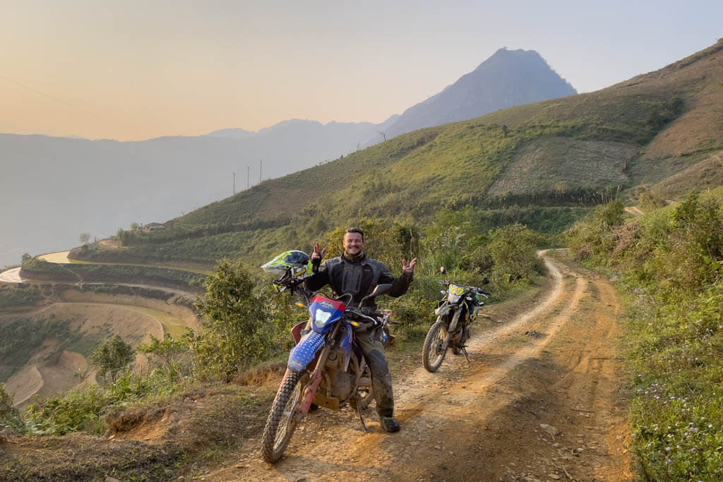 Riding around random hills in Northern Vietnam.